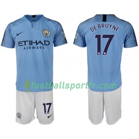 Tenue Manchester City DE BRUYNE 17 Enfant Domicile 2018-2019 Maillot de Foot